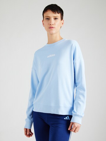 ADIDAS SPORTSWEAR Αθλητική μπλούζα φούτερ σε μπλε: μπροστά