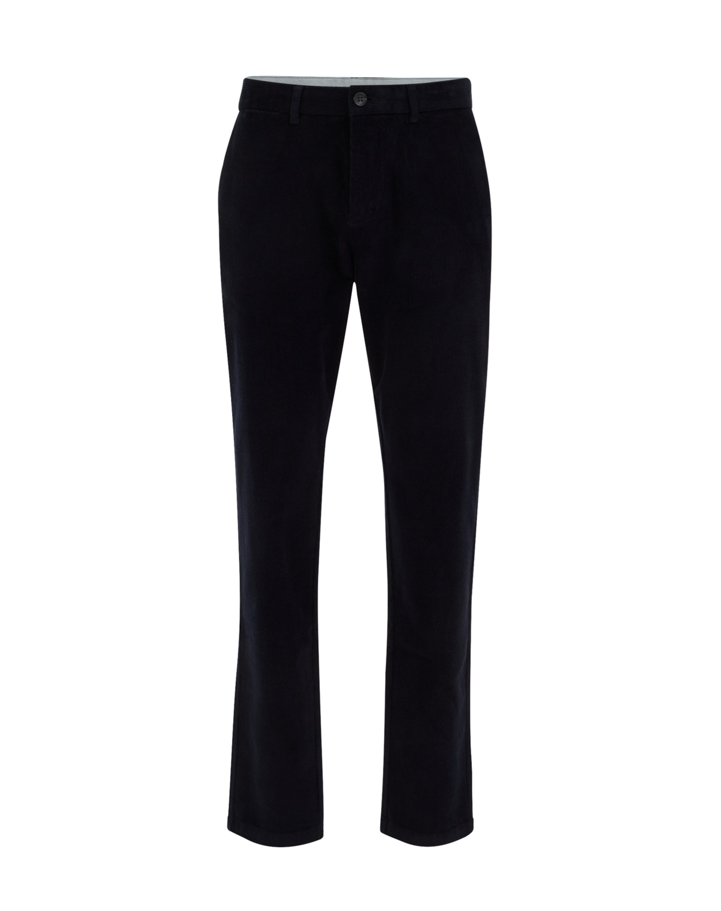 WE Fashion Slimfit Lærredsbukser i blå: forside