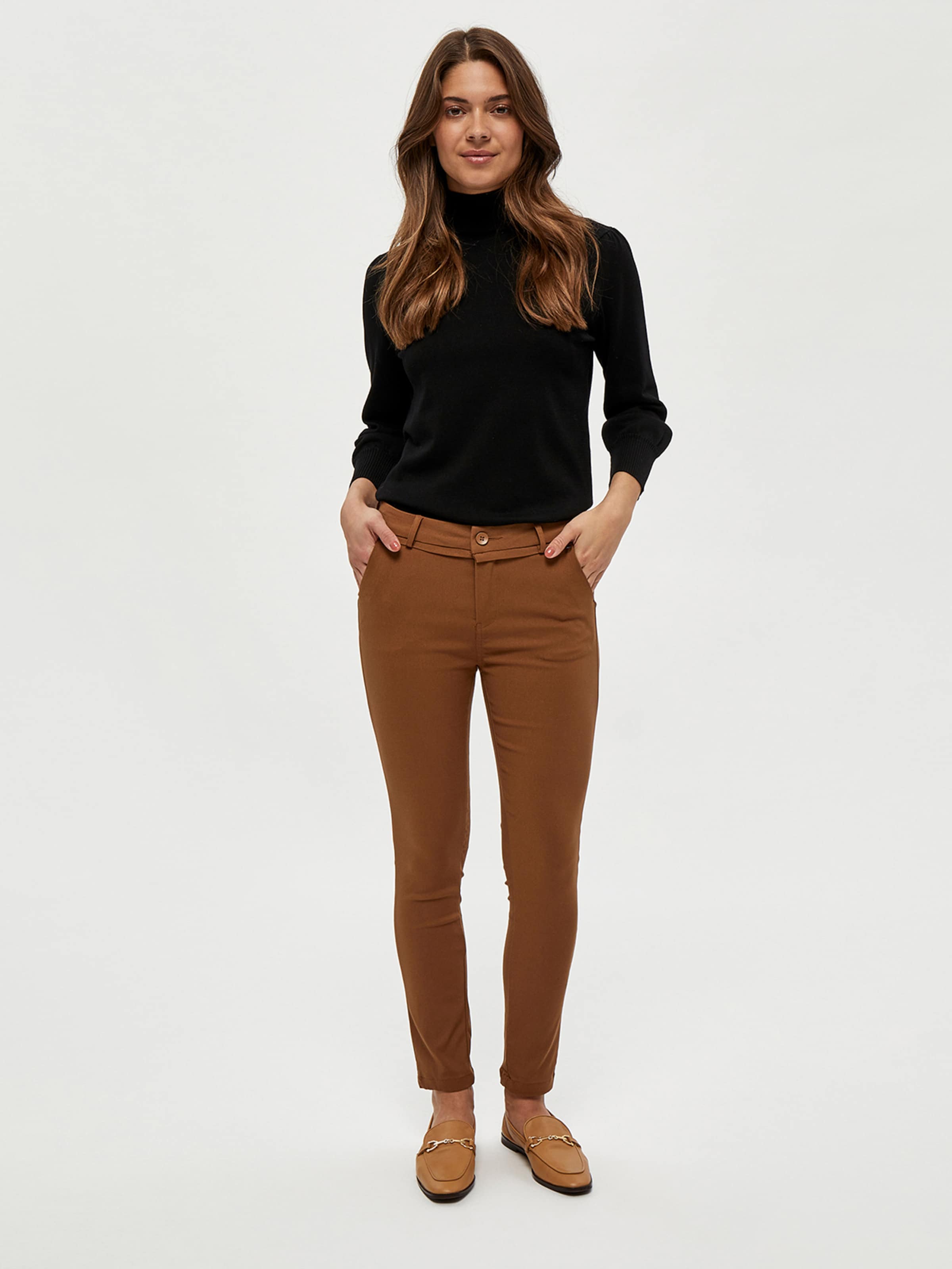 minus Slim fit Pants 'Carma' in Brown
