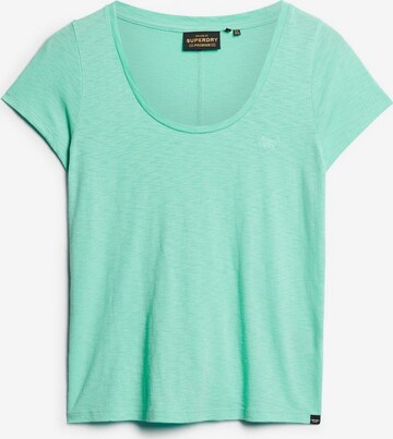 T-shirt Superdry en vert : devant