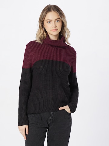 Pull-over 'MANTANNA' ONLY en rouge : devant