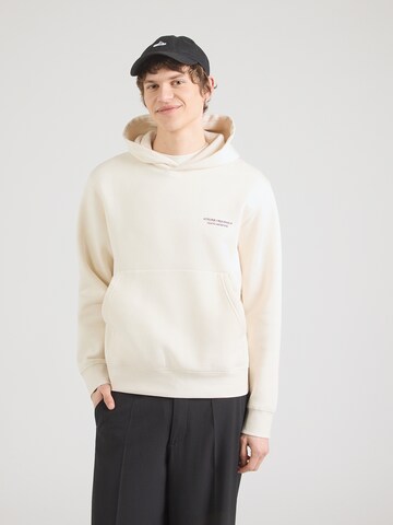 JACK & JONES Sweatshirt 'JWHISLINGTON' in White: front