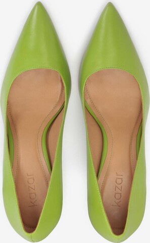 Kazar - Zapatos con plataforma en verde