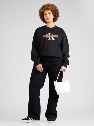 Calvin Klein Jeans Plus Sweatshirt i svart