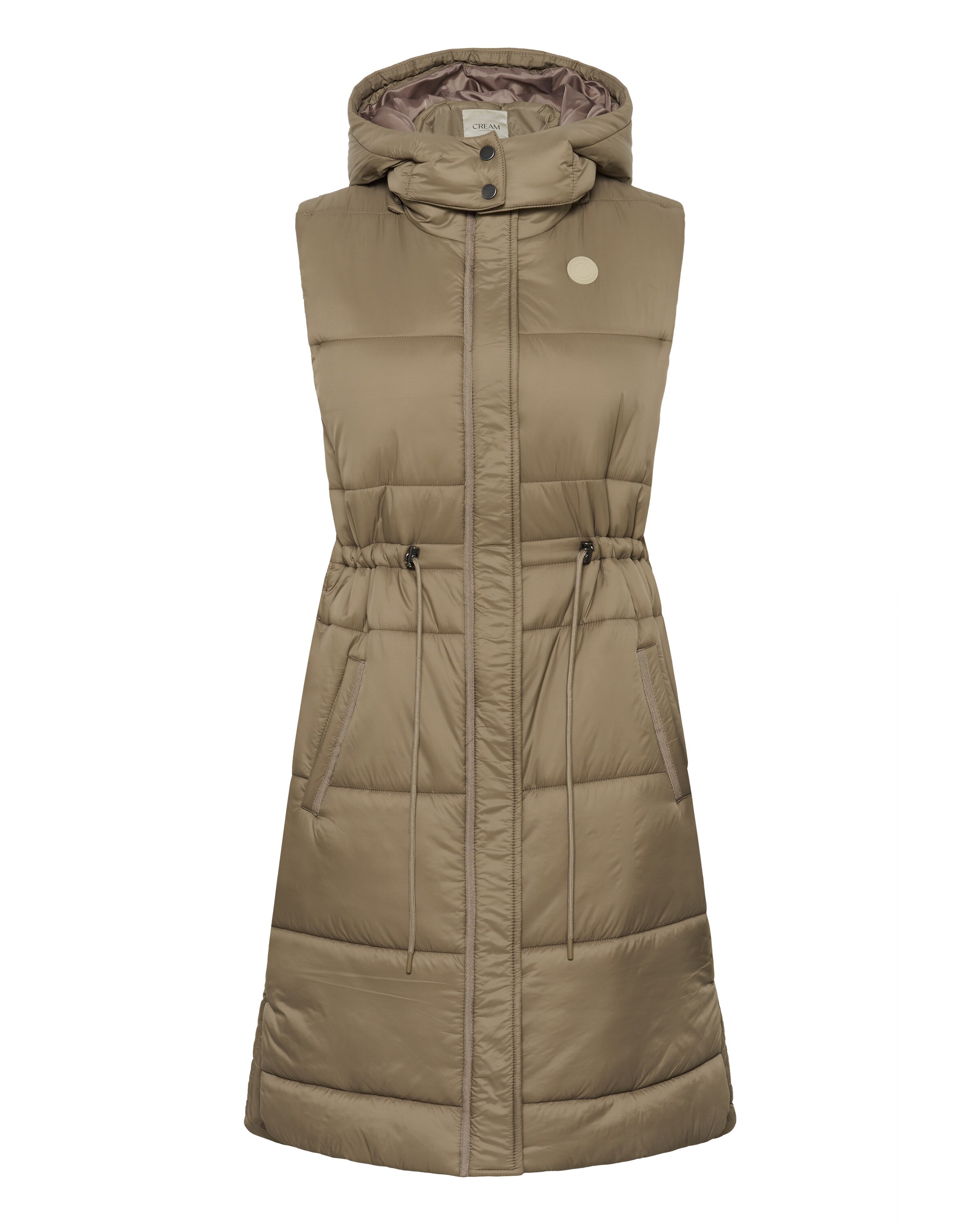 Cream Weste in Beige: Vorderseite