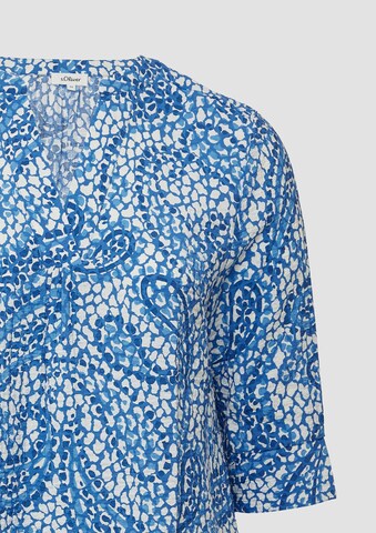 Chemisier s.Oliver en bleu