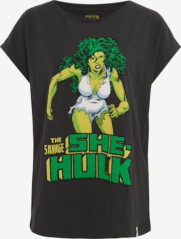 Recovered T-shirt 'She Hulk' i svart: framsida