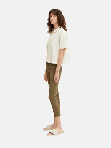 Skinny Jeans 'Alexa' de la TOM TAILOR pe verde