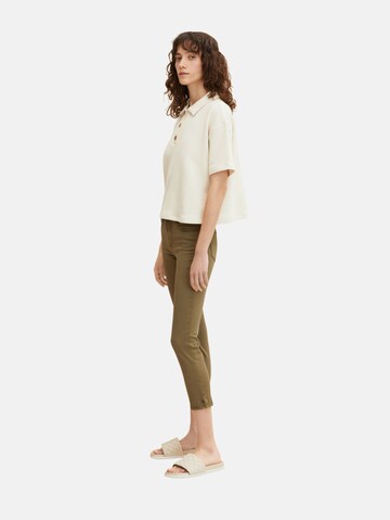 TOM TAILOR Skinny Jeans 'Alexa' in Green