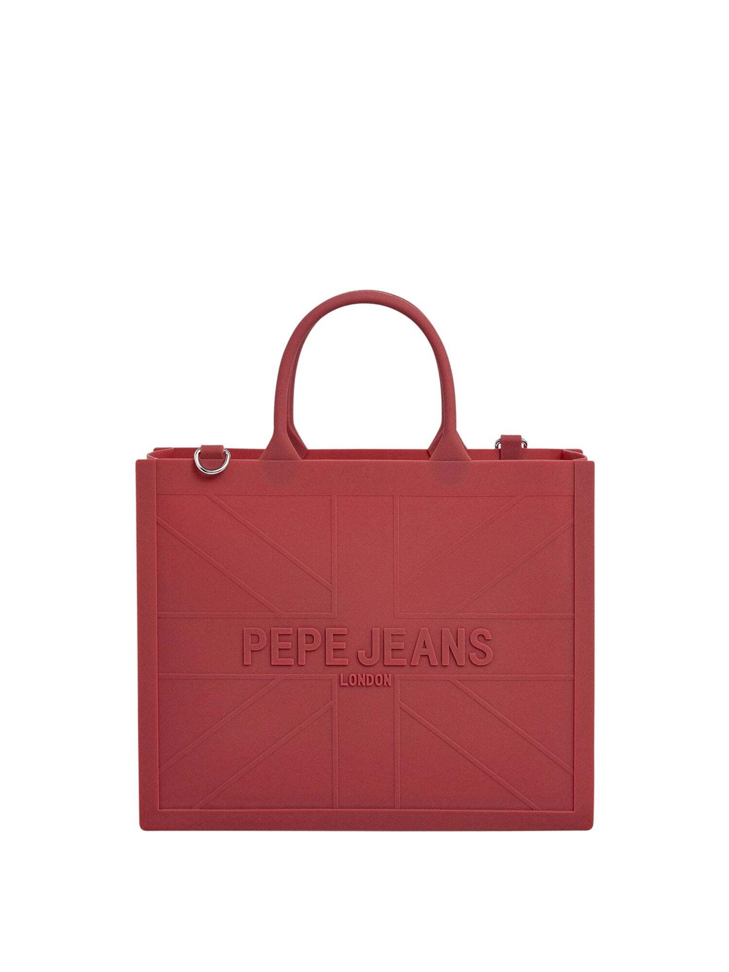 Pepe Jeans Handtasche 'GABRIELLE' in feuerrot / weiß, Produktansicht