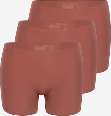 SLOGGI Boyshorts 'ZERO Feel 2.0' in Brown: front