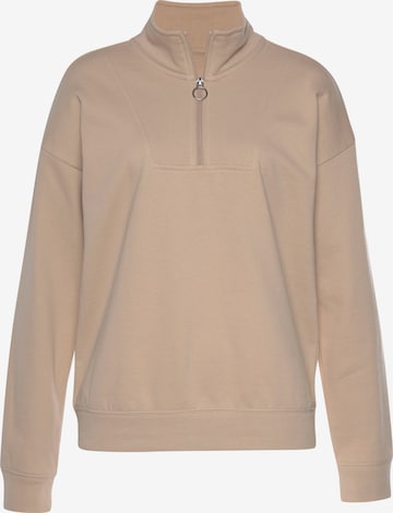 H.I.S - Sweatshirt em bege: frente