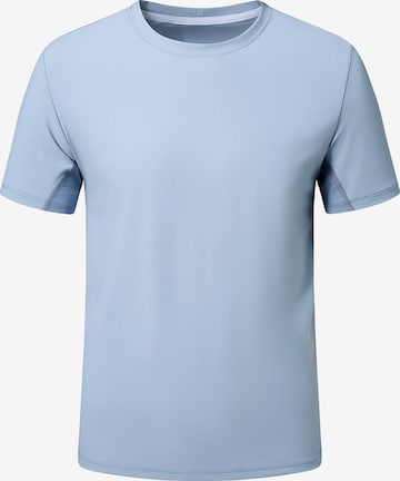 YOUTHUP Funktionsshirt 'Lichtschein' in Blau: Vorderseite