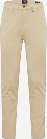 Coupe slim Pantalon chino Dockers en vert : devant