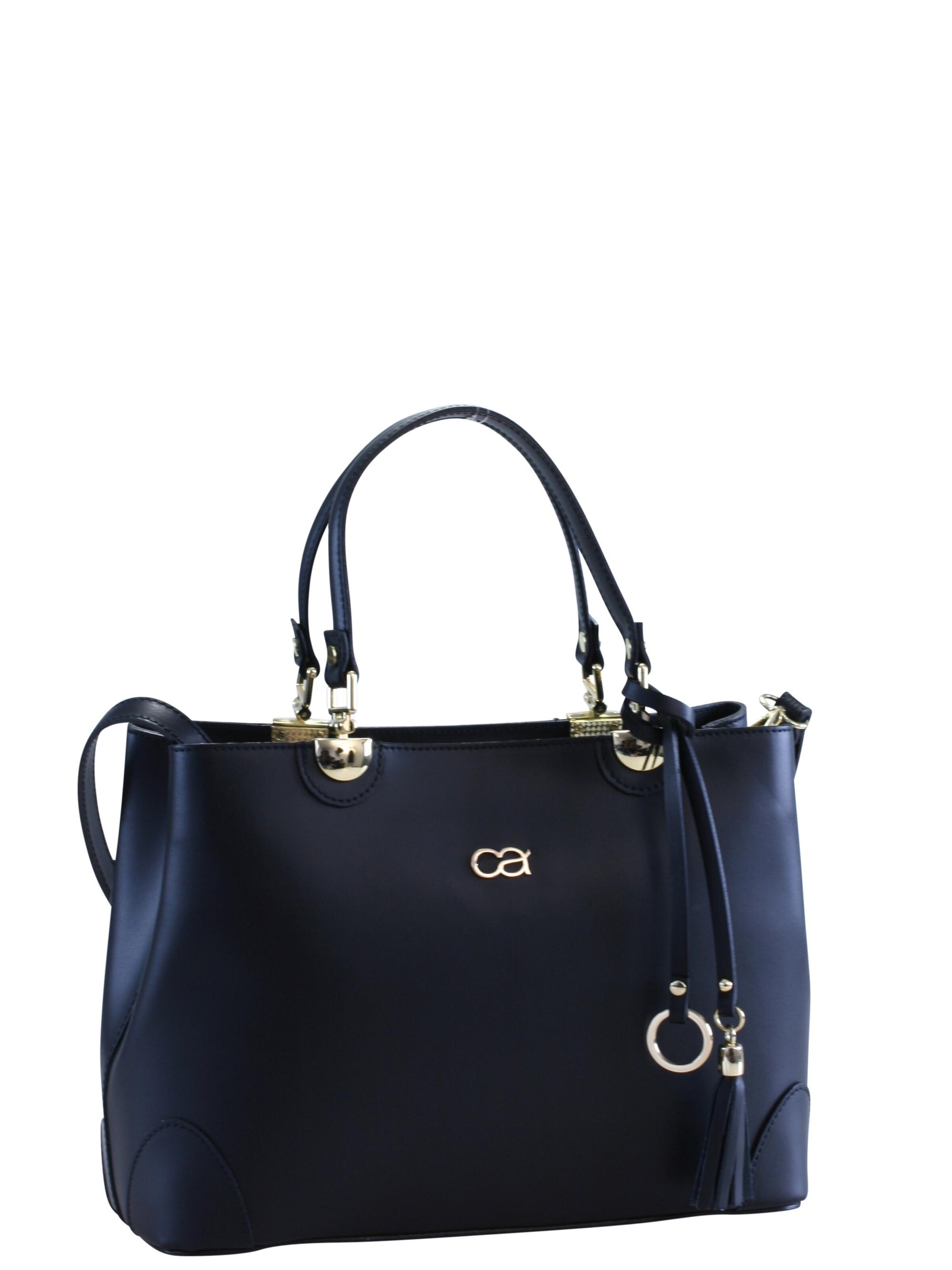 COLLEZIONE ALESSANDRO Handbag 'Doris' in Black: front