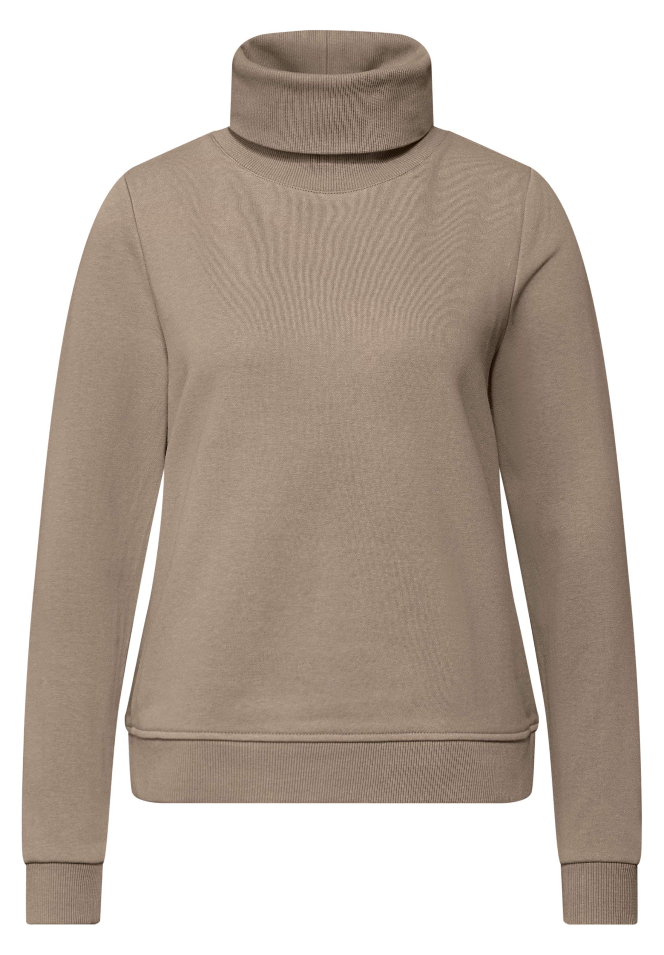 STREET ONE Sweatshirt in Beige: front