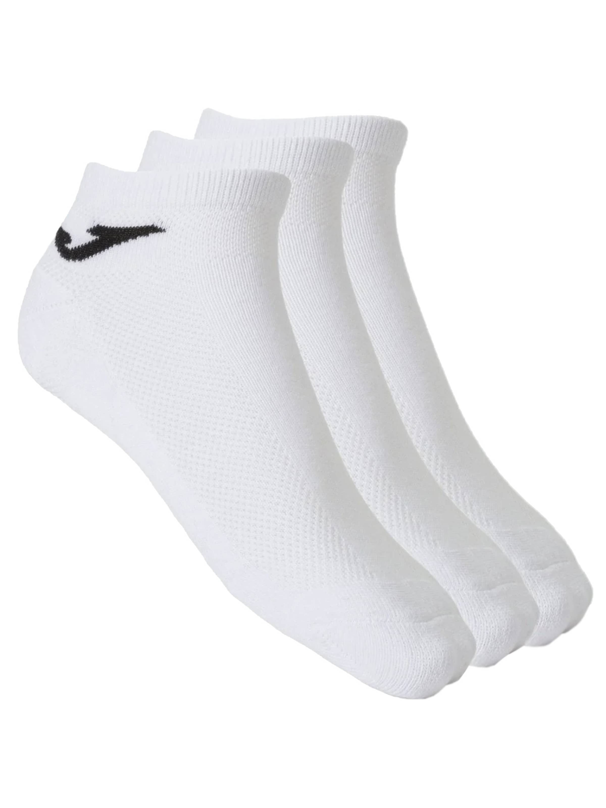 JOMA Socks 'Joma Invisible 3PPK Socks' in White: front
