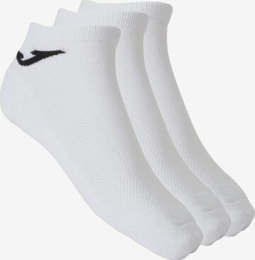 JOMA Socks 'Joma Invisible 3PPK Socks' in White: front