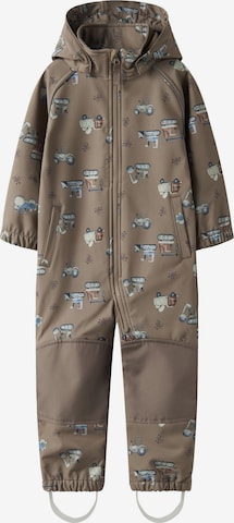 NAME IT Functioneel pak 'NMMAlfa08' in Bruin: voorkant