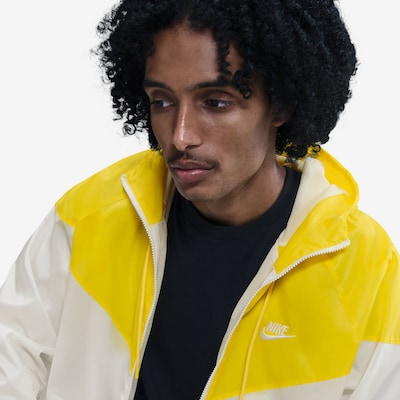 Nike Sportswear Between-Season Jacket 'Heritage Essentials' in Yellow / Light grey, Item view