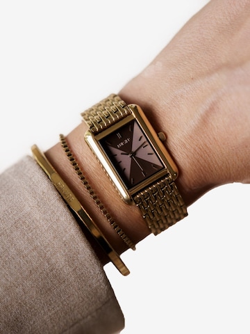 BURKER WatchesAnalogni sat 'Olivia Gold Brown' - zlatna boja: prednji dio
