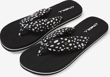 Flip-flops 'Ditsy Sun' de la O'NEILL pe negru