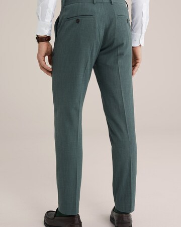 WE Fashion - Slimfit Pantalón de pinzas en verde