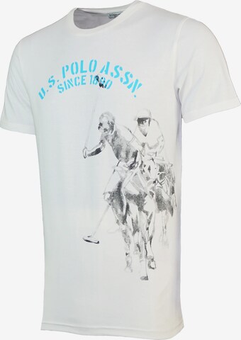 T-Shirt U.S. POLO ASSN. en blanc