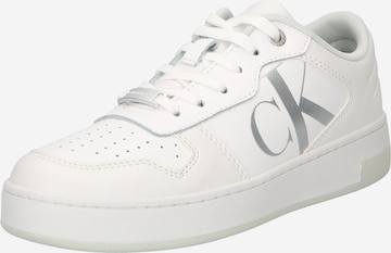 Calvin Klein Jeans Platform trainers in White: front