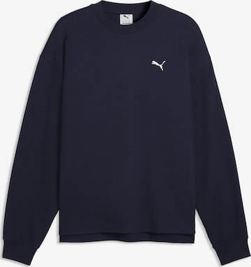PUMA Athletic Sweatshirt 'ESS ELEVATED' in Blue: front