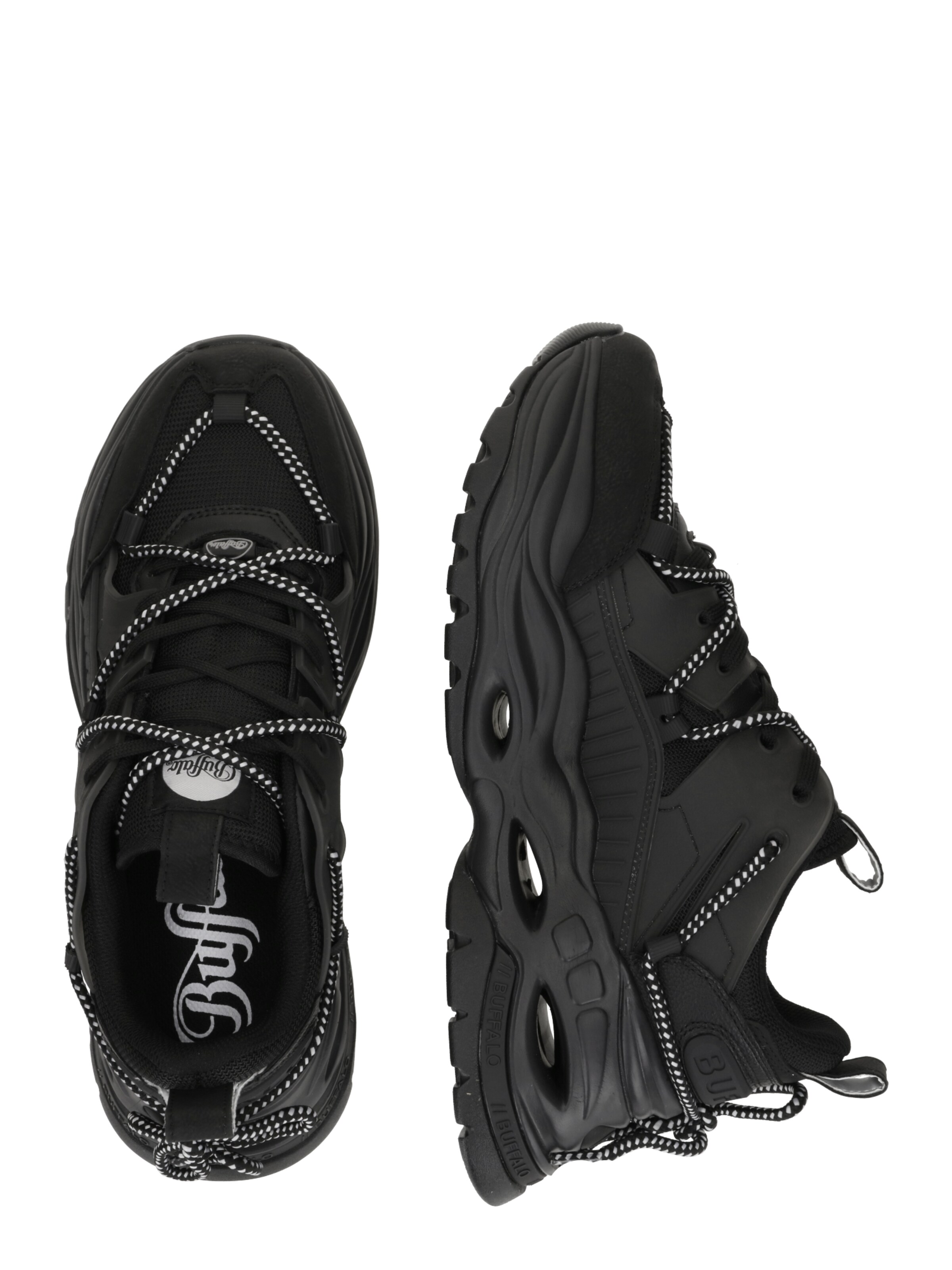 BUFFALO Низкие кроссовки в Черный