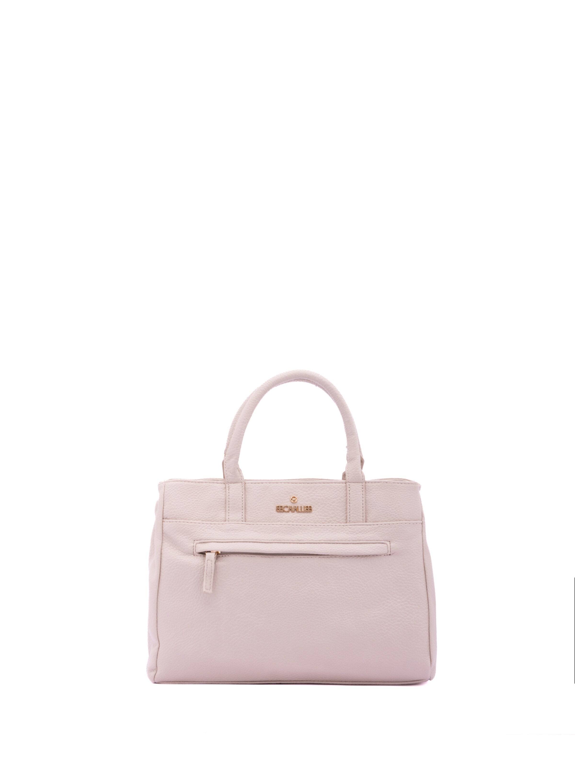 Borsa a mano 'Borsa a Mano Donna B Cavalli Ecopelle Zip - 30x22x10 cm' di B. Cavalli in beige: frontale