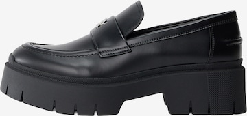 HUGO Loafer 'Kris' värissä musta: etupuoli