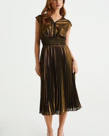 WE Fashion Dress in Gold: front