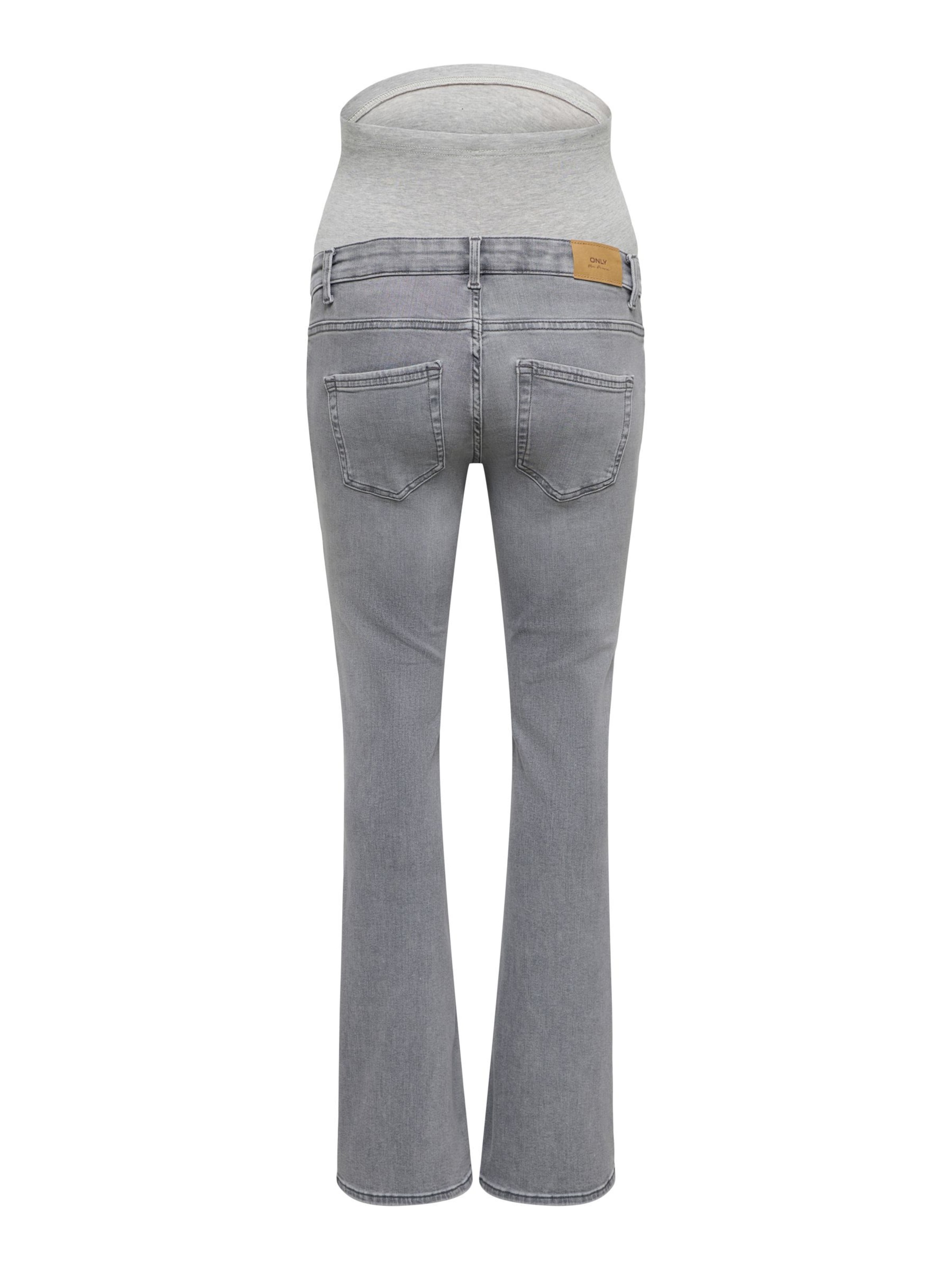 Flared Jeans 'OLMBlush' di Only Maternity in grigio