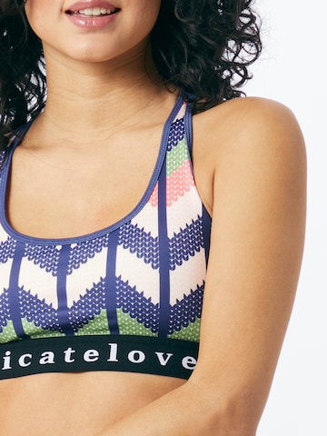 DELICATELOVE Bustier Top sportowy 'Shiva' w kolorze fioletowy