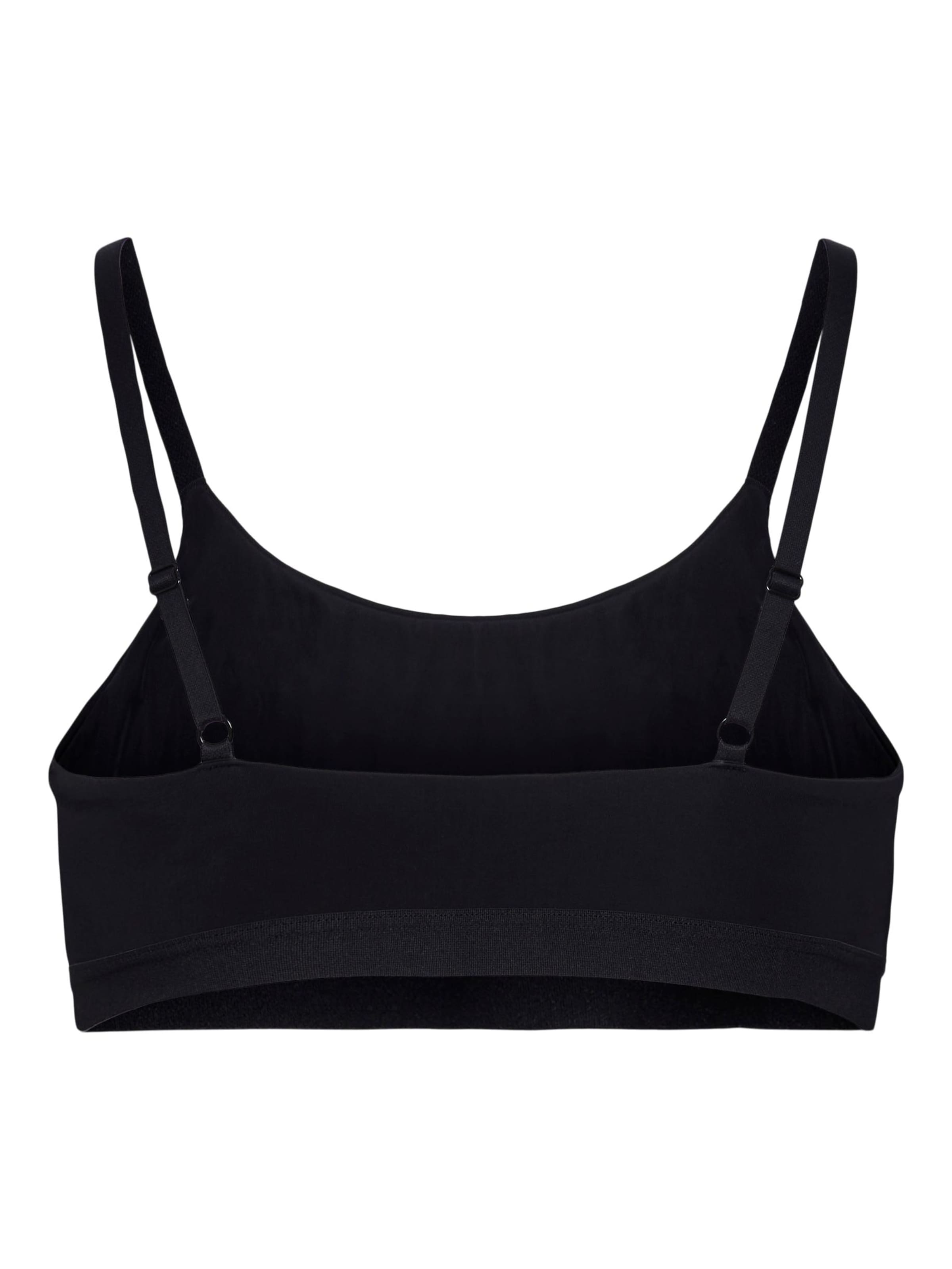 PIECES T-shirt Behå 'Namee' i svart