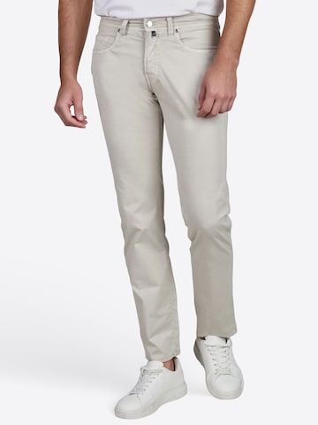PIERRE CARDIN Regular Jeans 'Lyon' in Beige: front