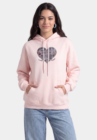 MYMO - Sudadera en rosa: frente