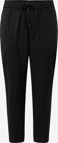 BOSS Green Tapered Broek 'Shinobi' in Zwart: voorkant