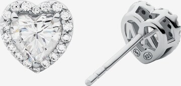 Boucles d'oreilles Michael Kors en argent : devant