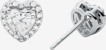 Boucles d'oreilles Michael Kors en argent : devant