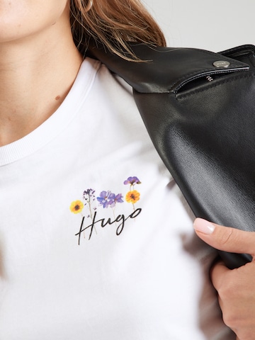 HUGO Μπλουζάκι 'Destrel_4' σε λευκό