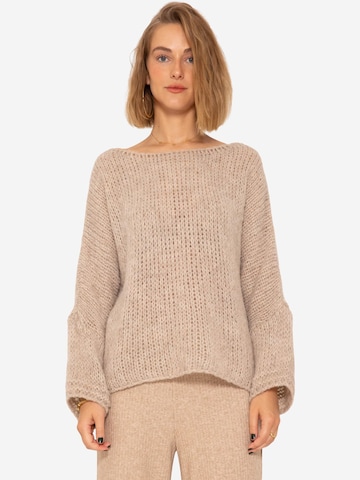 SASSYCLASSY Trui in Beige: voorkant