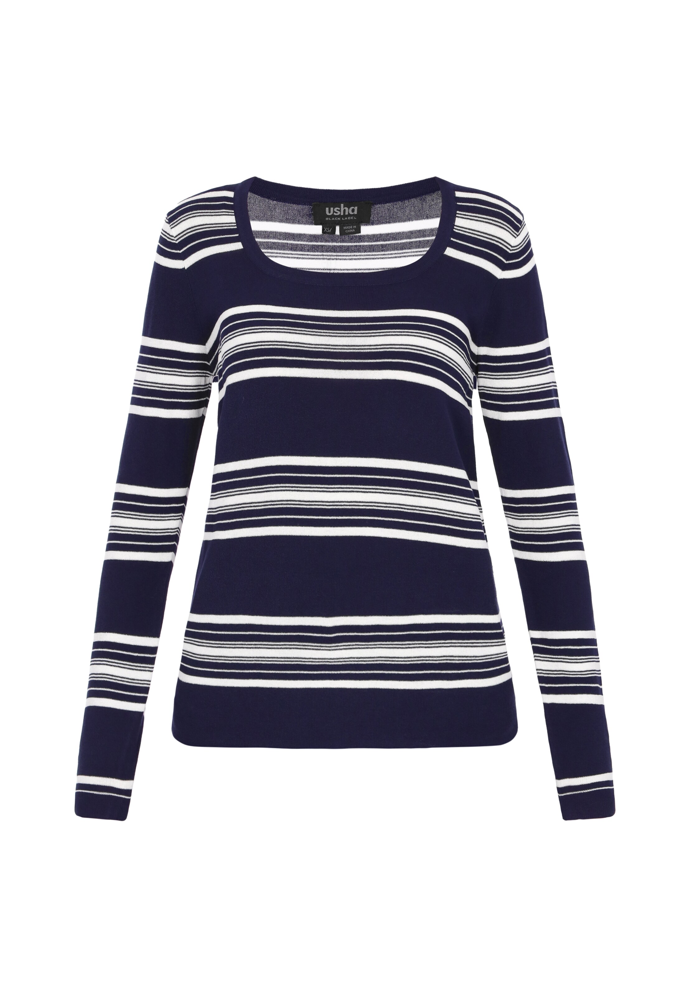 Pull-over usha BLACK LABEL en bleu : devant