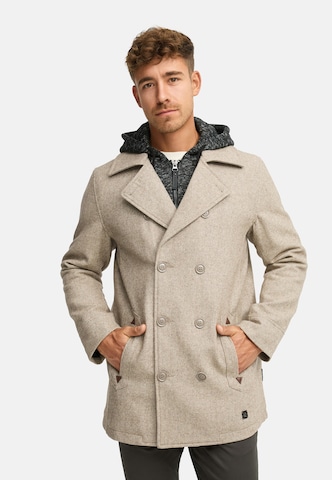 Manteau mi-saison 'Cliff' INDICODE JEANS en beige : devant