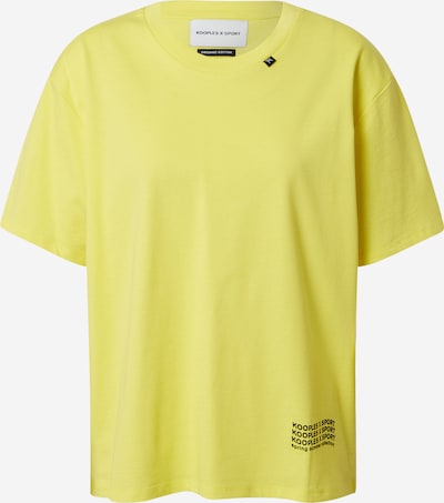 THE KOOPLES SPORT T-Shirt in gelb / schwarz, Produktansicht