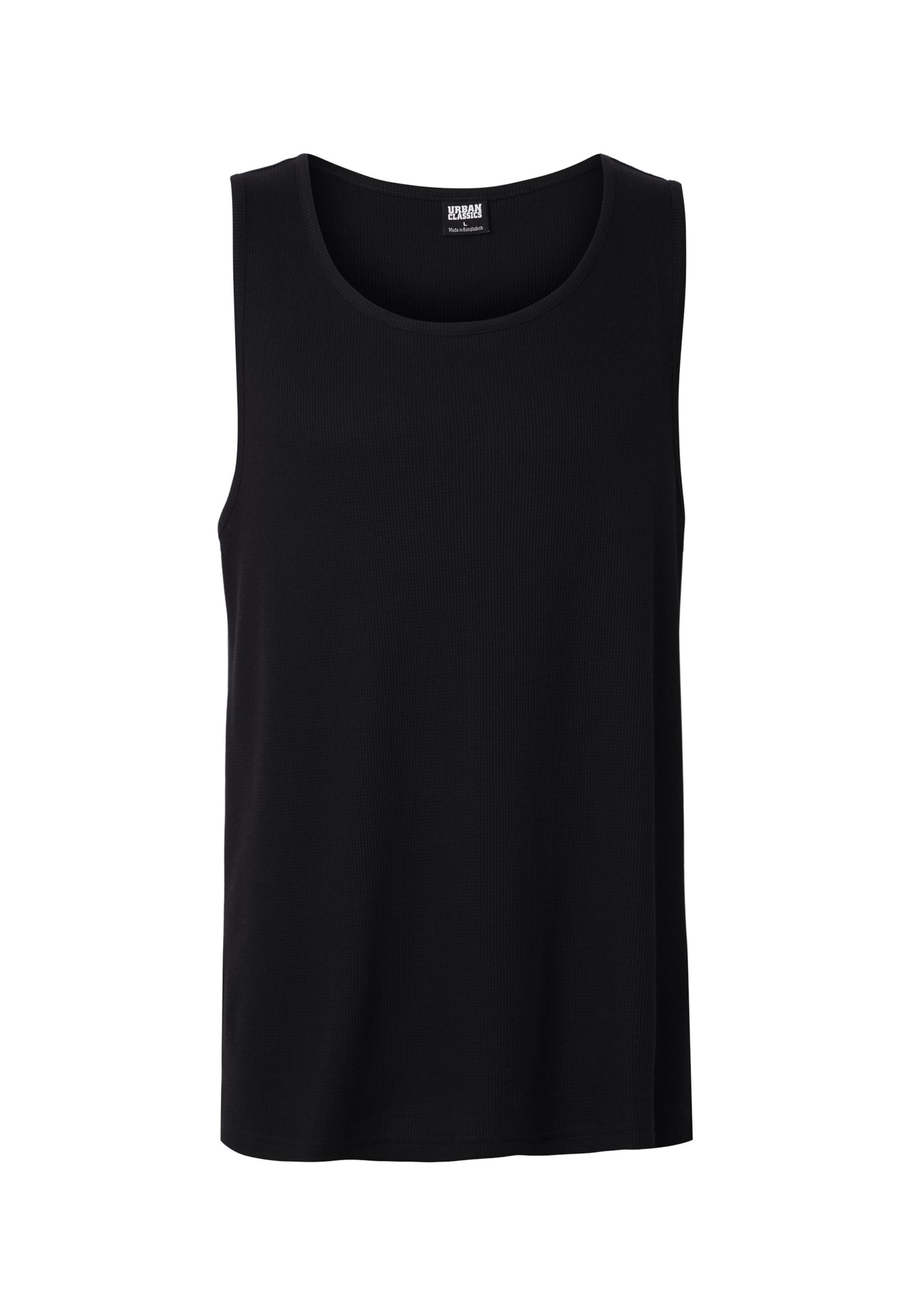 Urban Classics Shirt in Zwart: voorkant