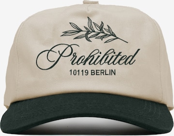 Prohibited Kšiltovka 'Leaf' – bílá: přední strana