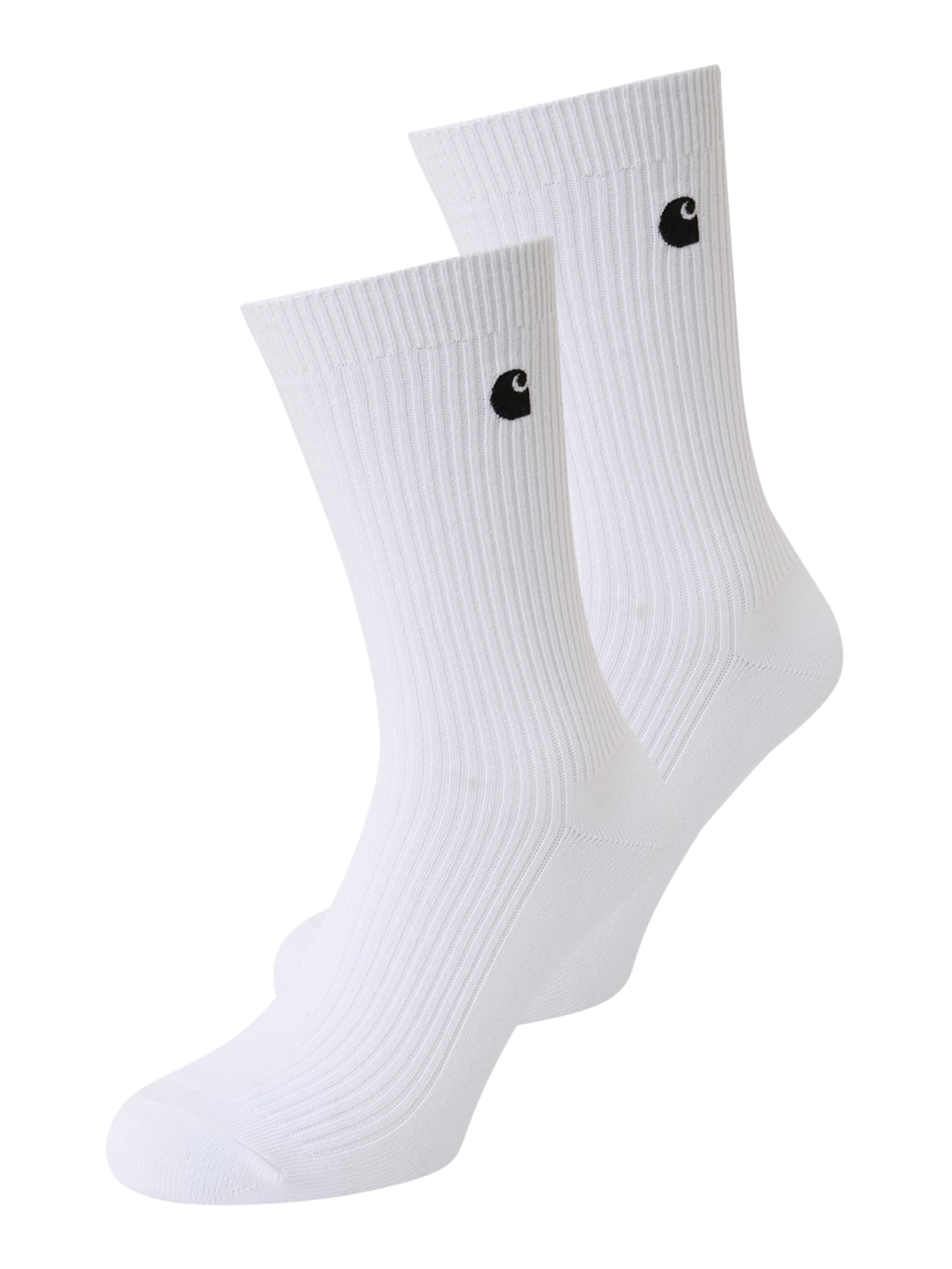 Carhartt WIP Sokid 'Madison', värv valge: eest vaates